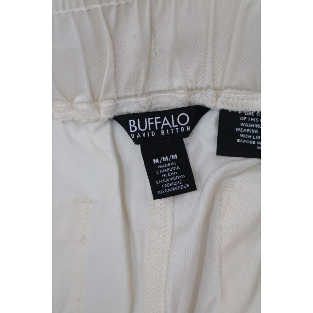 Buffalo David Bitton Women's Soft Tencel Pull-On Jogger Cream Sz M Drawstring - Picture 8 of 15